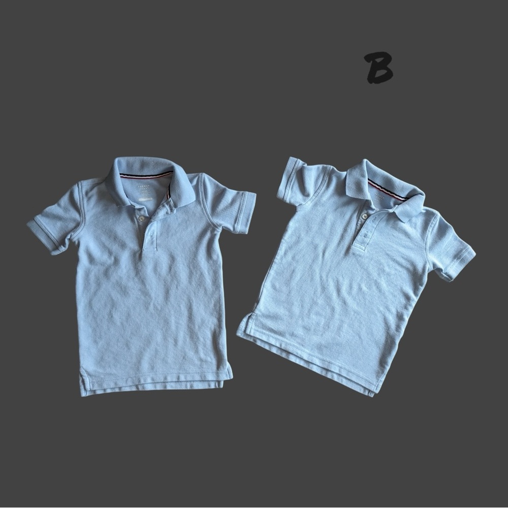 French Toast short sleeve uniform polo bundles